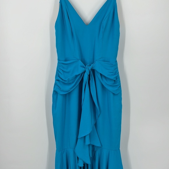 PatBO Bo Maxi Dress in Bright Turquoise - Picture 6 of 11